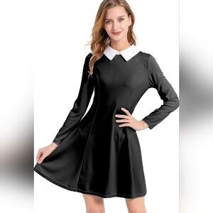 Guberry Peter Pan Collar Skater Skirt Dress Medium NWOT ❤️